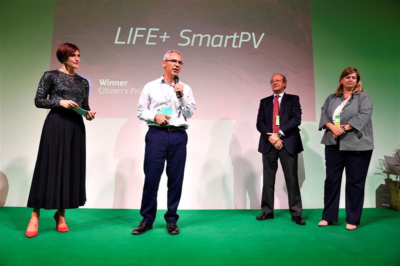 SmartPV winning the LIFE Citizen’s Prize in 2019